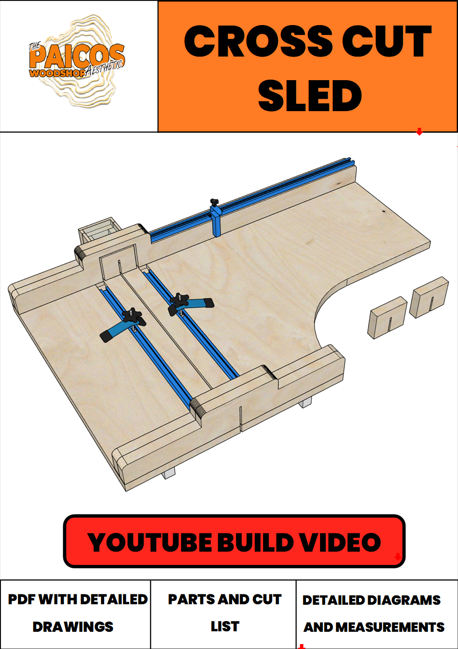 The last crosscut sled you will ever need – The Paicos Aesthetic Woodshop